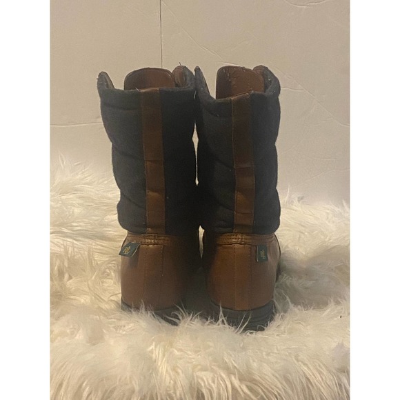 COPY - Lauren Ralph Lauren Quinlyn Leather Lace Up Quilted Boots EUC Size 10B - Picture 2 of 4